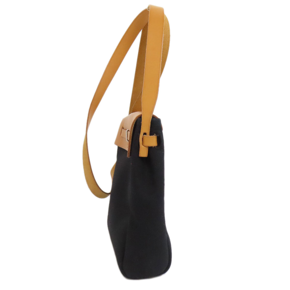 Hermes Shoulder Bag Towar Herbagtpm Silvermetal Women Black