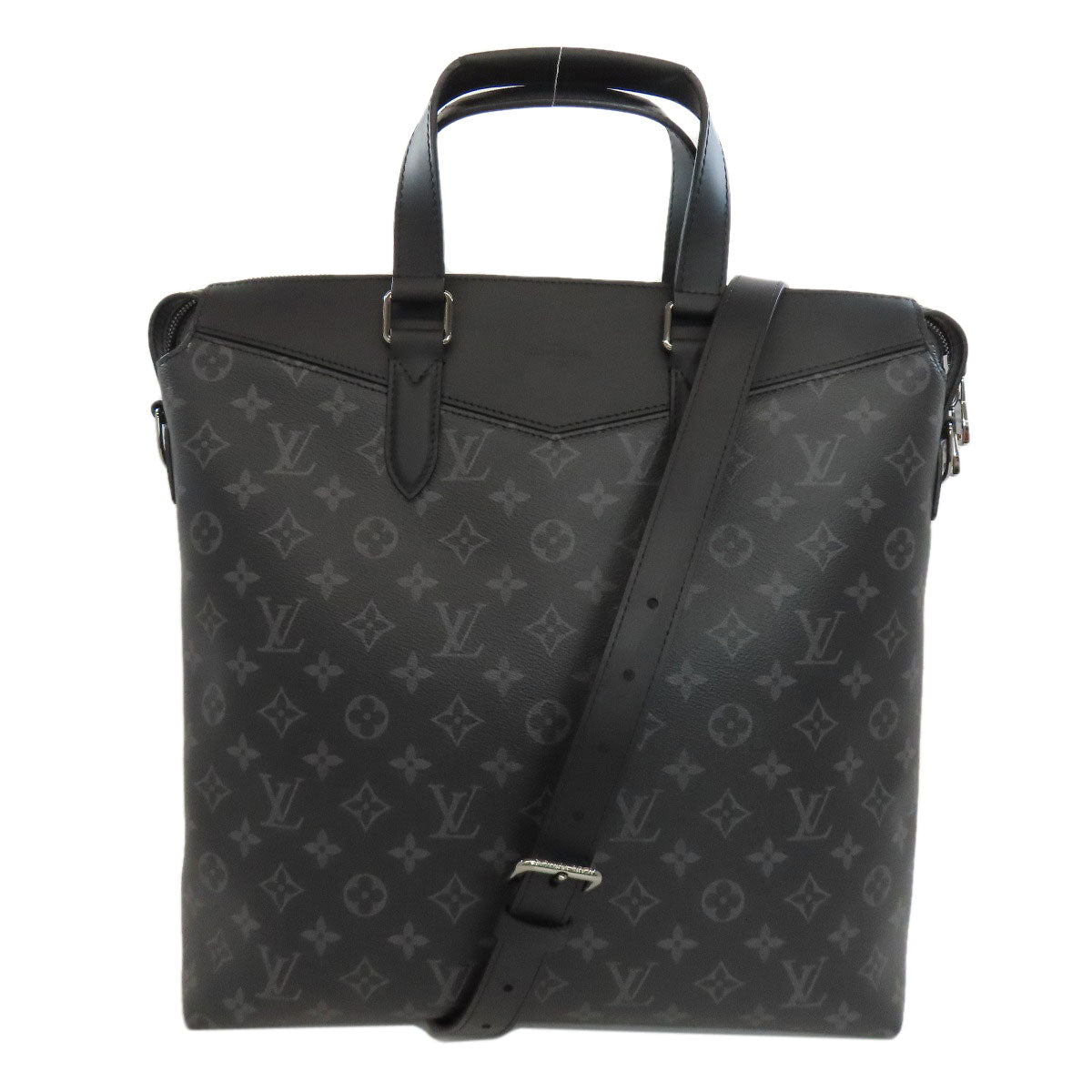 Louis Vuitton Business M43280 Eclipse Explorer Fragment Monogram Black Handbag
