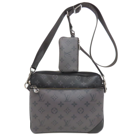 Louis Vuitton M69443 Eclipse Trio Messenger Monogram Black Crossbody Bag