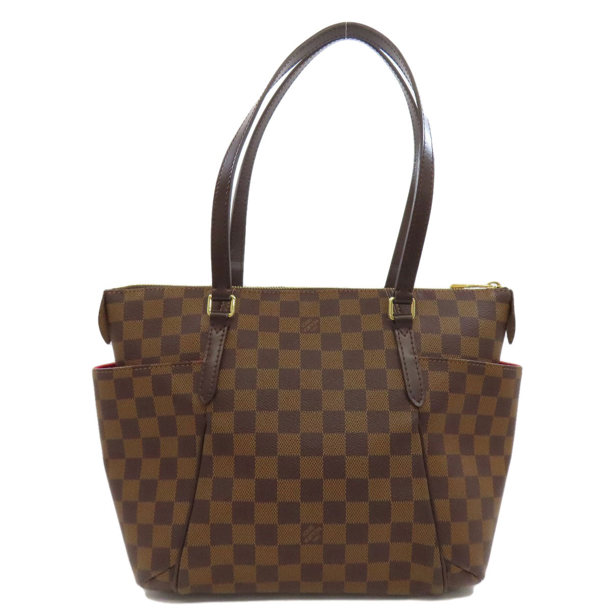 Louis Vuitton N41282 Damier Totally PM Canvas Brown Tote Bag