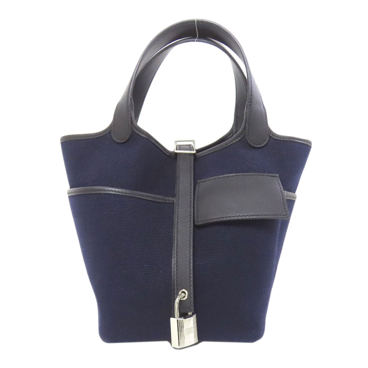 Hermes Handbag Towar Picotan Rock Cargo Pm Women Navy Travel Bag