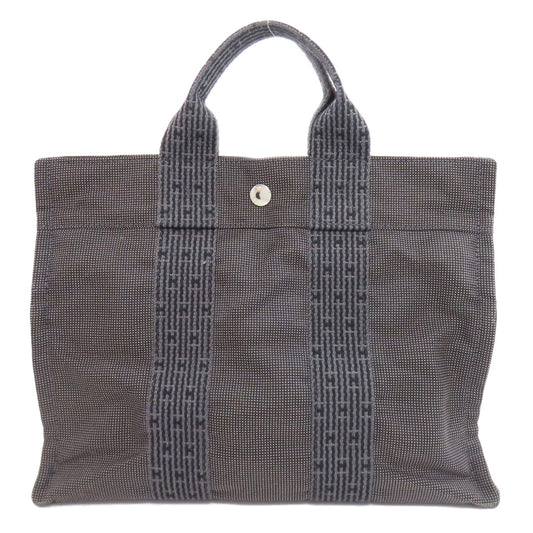 Hermes Handbag Her Line Tote Pm Canvas Gray Tote Bag 75505007