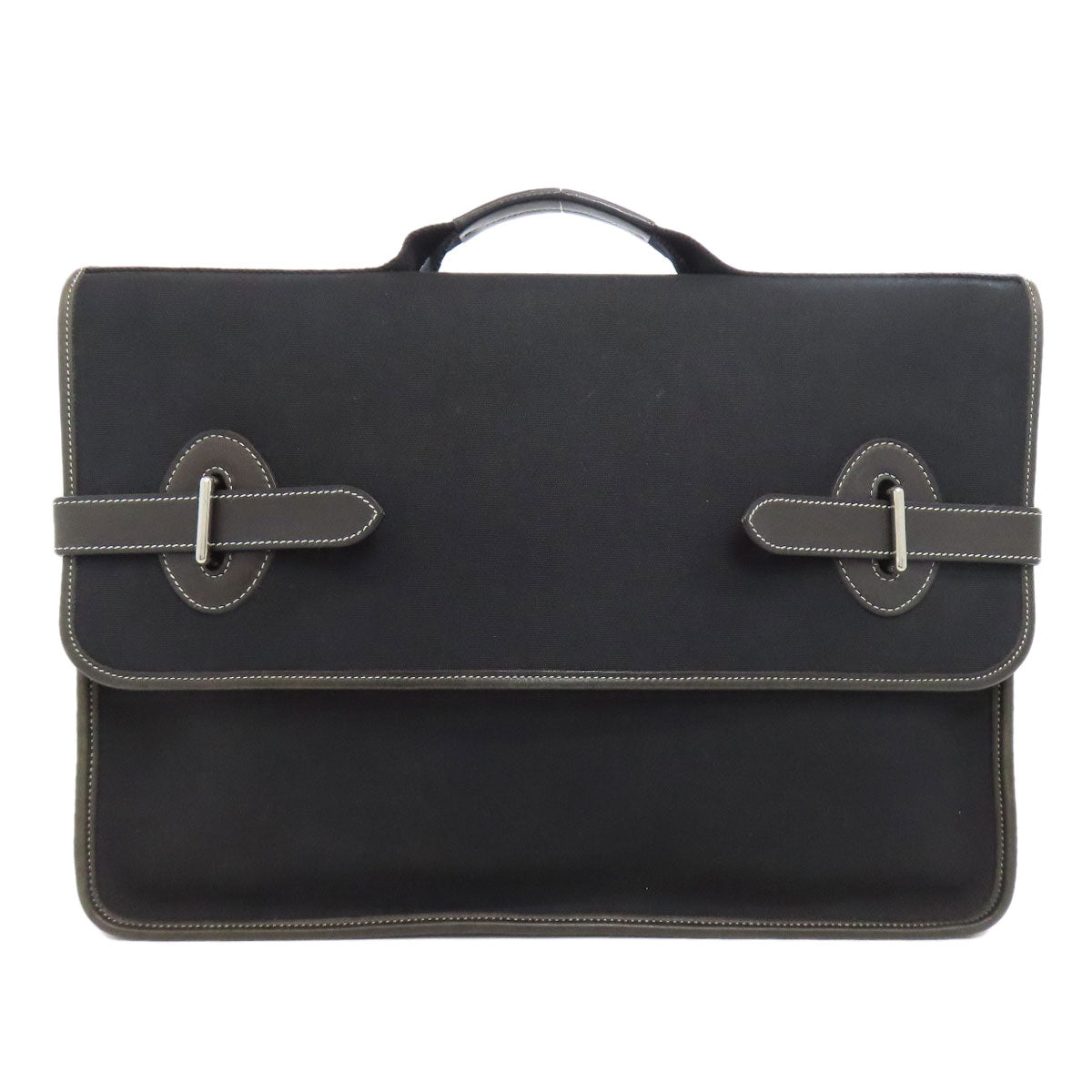 Hermes Business Bag Towar Officche Buenaventura Mm Mens Black Travel Bag