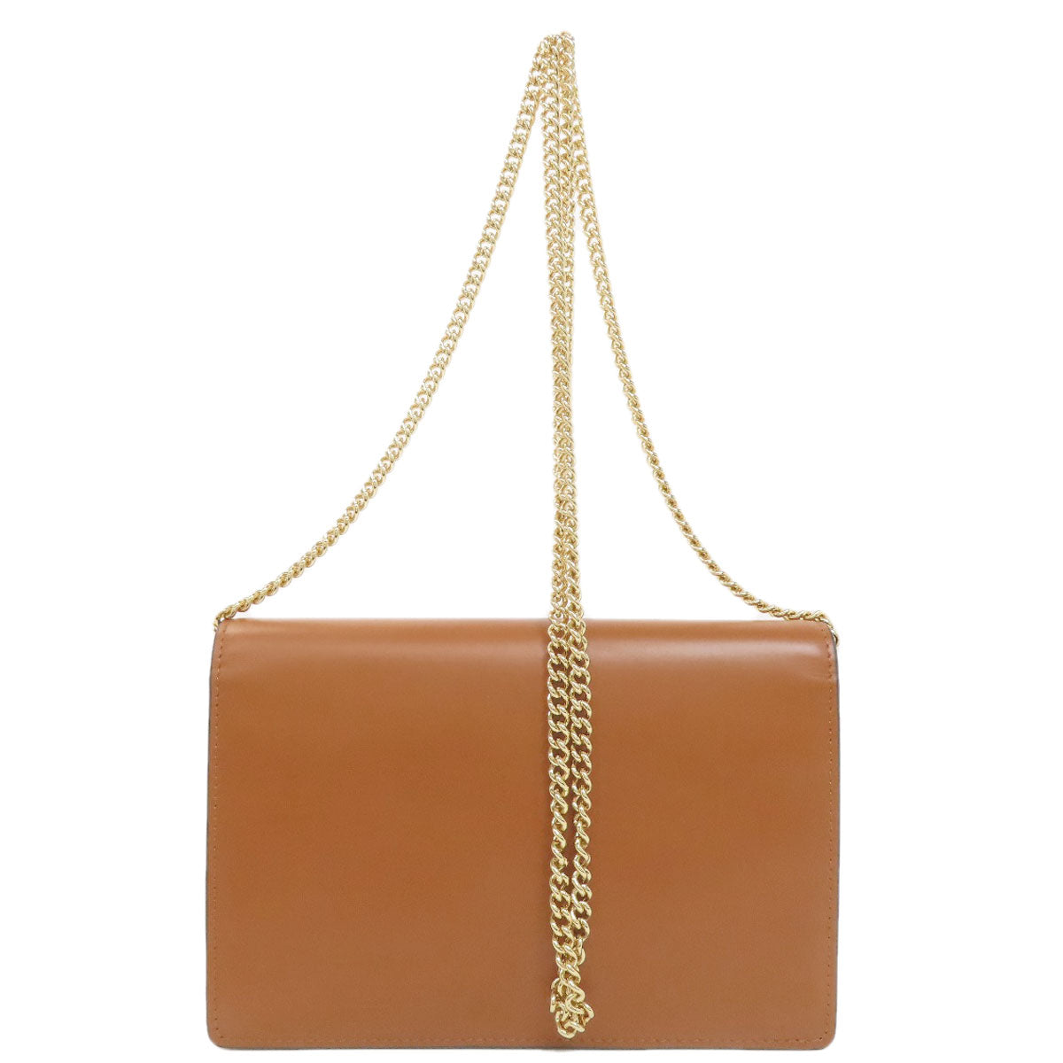 Fendi Shoulder Bag Calfskin Chainshoulder Women Brown