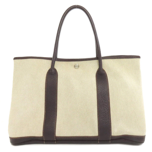 Hermes Tote Bag Tower Ash Garden Party Pm Brown