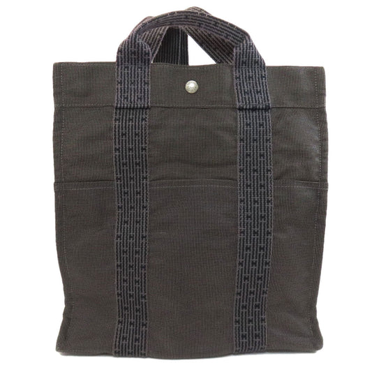 Hermes Backpack Her Line Ad Mm Canvas Gray 75514328