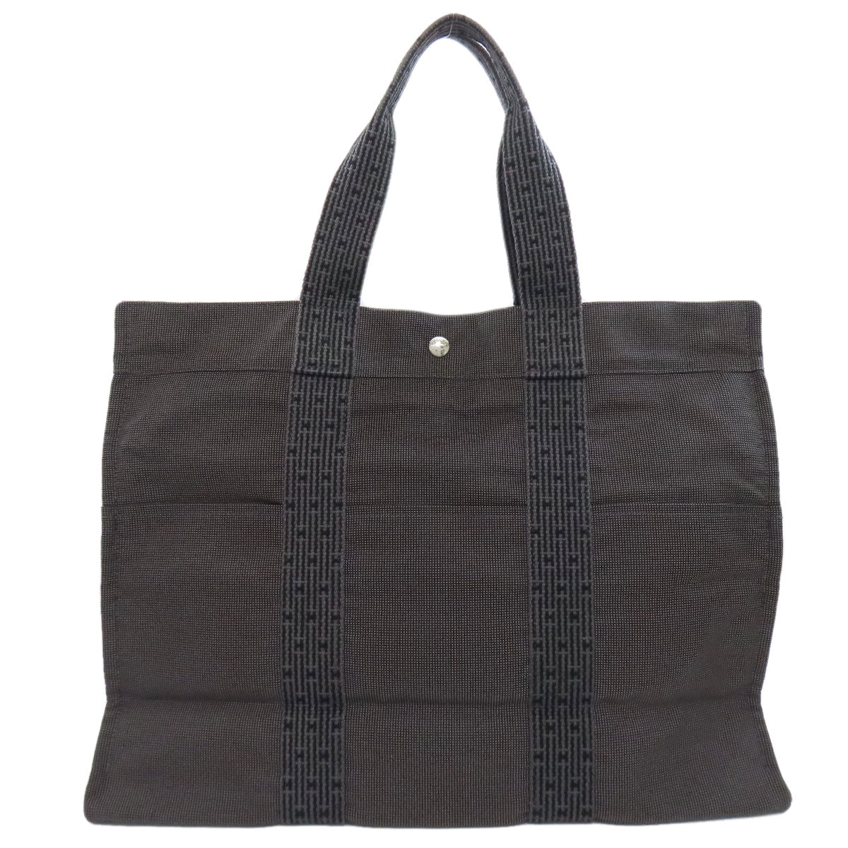 Tote Bag Gray Her Linegm Canvas
