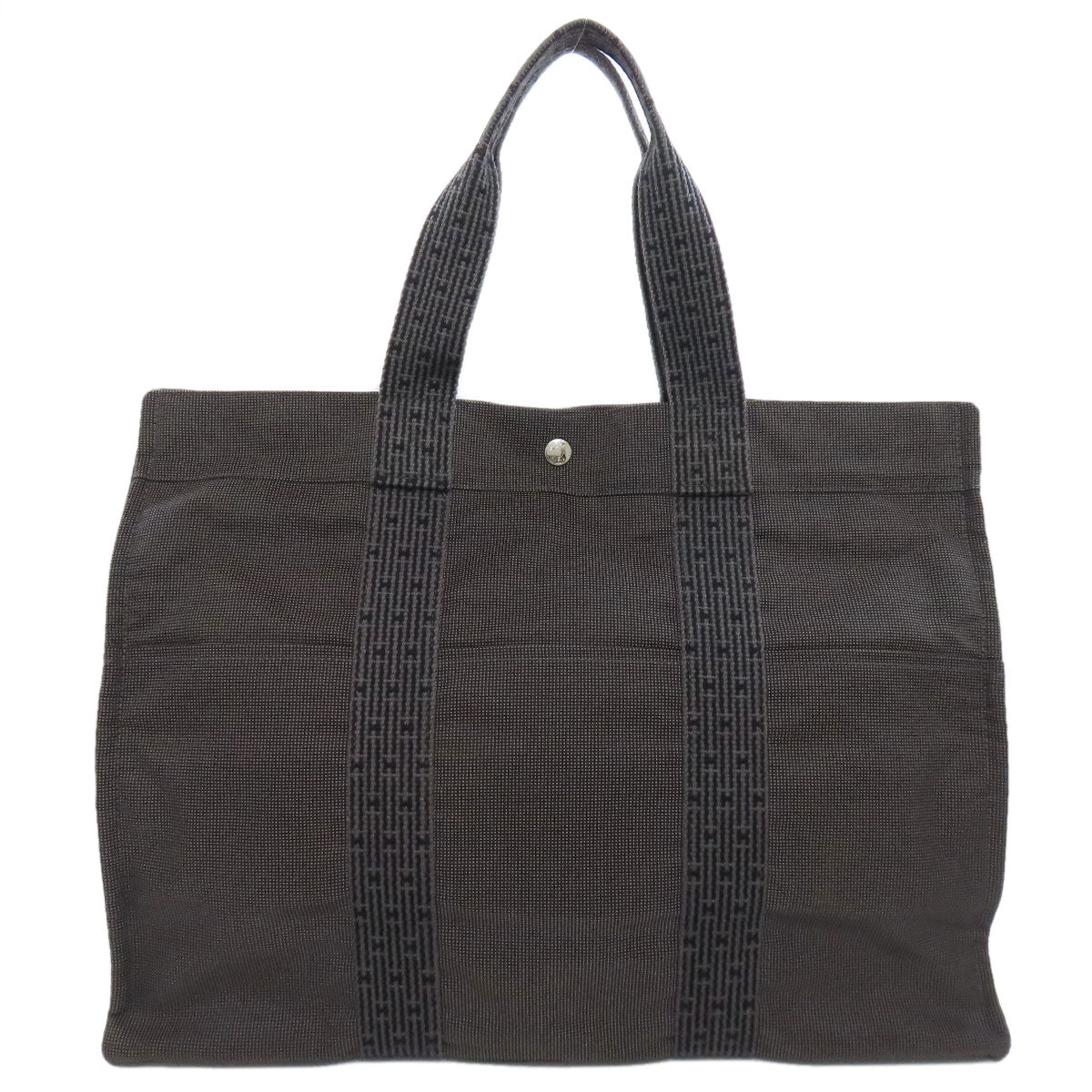 Tote Bag Gray Her Linegm Canvas