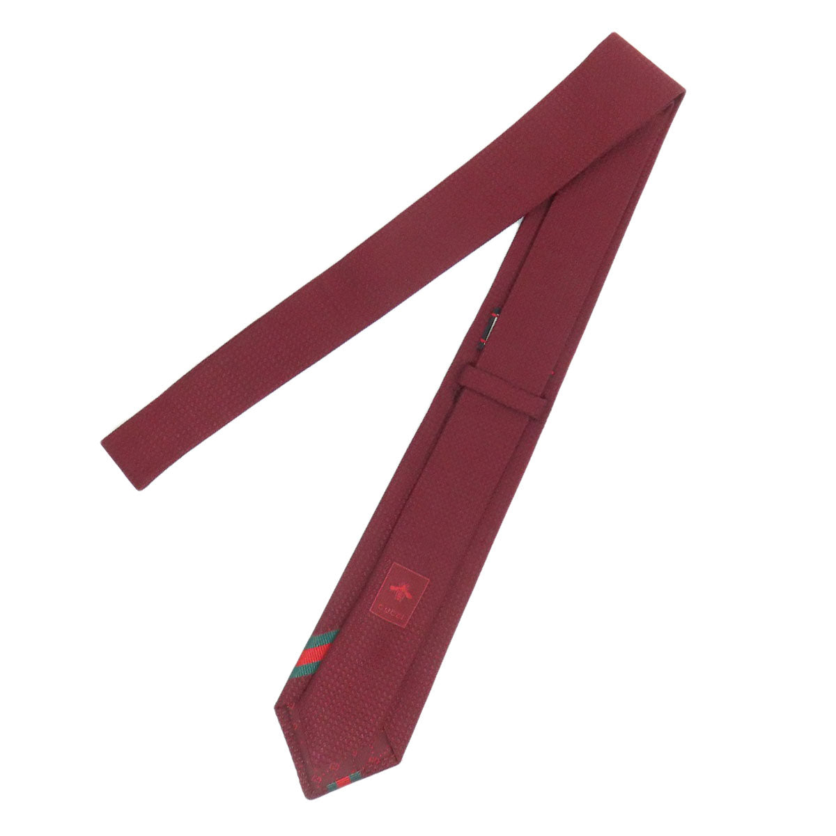 Gucci tie silk be sherry line Red Handbag