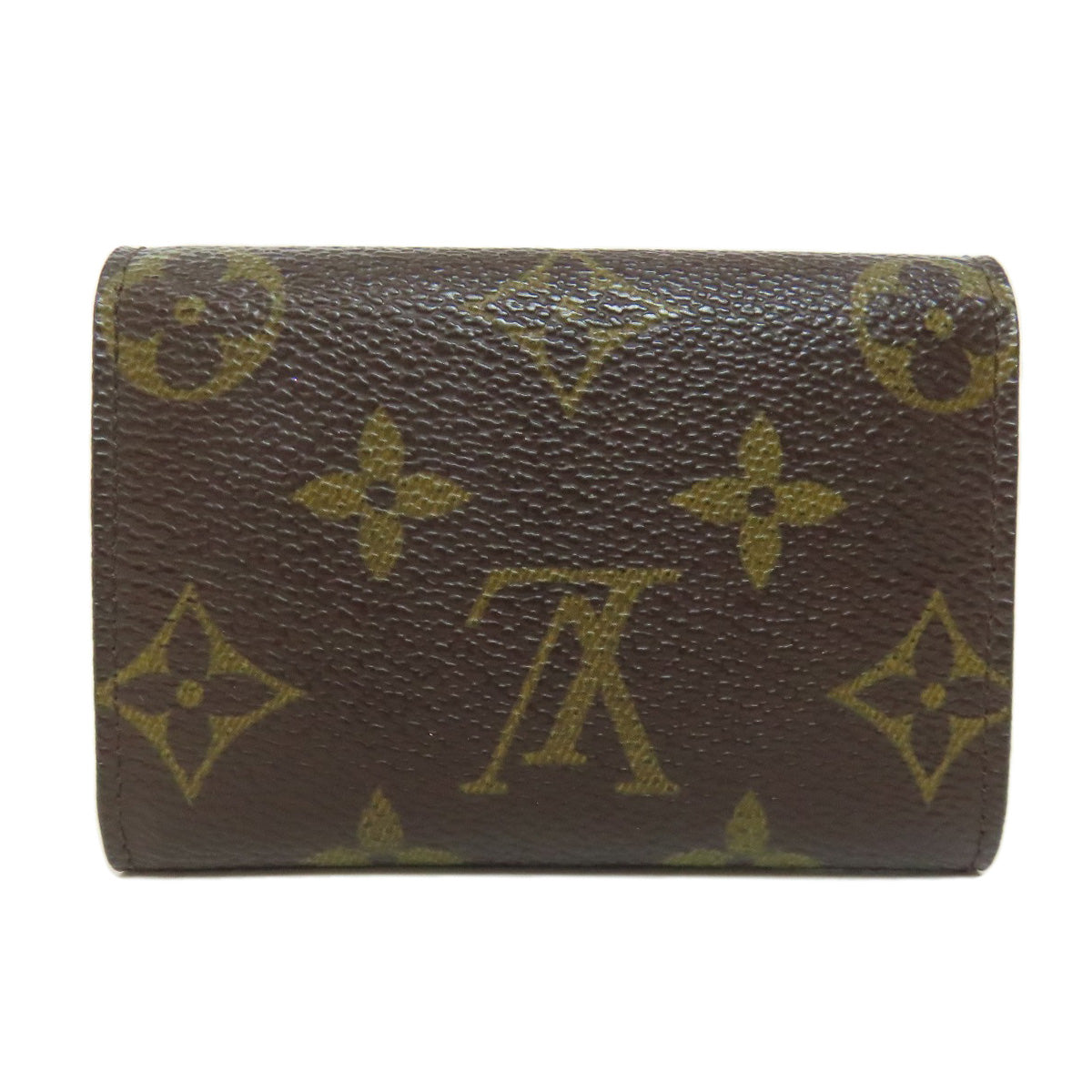 Louis Vuitton Coin M61930 Portonet Plat Monogram Canvas Brown Handbag