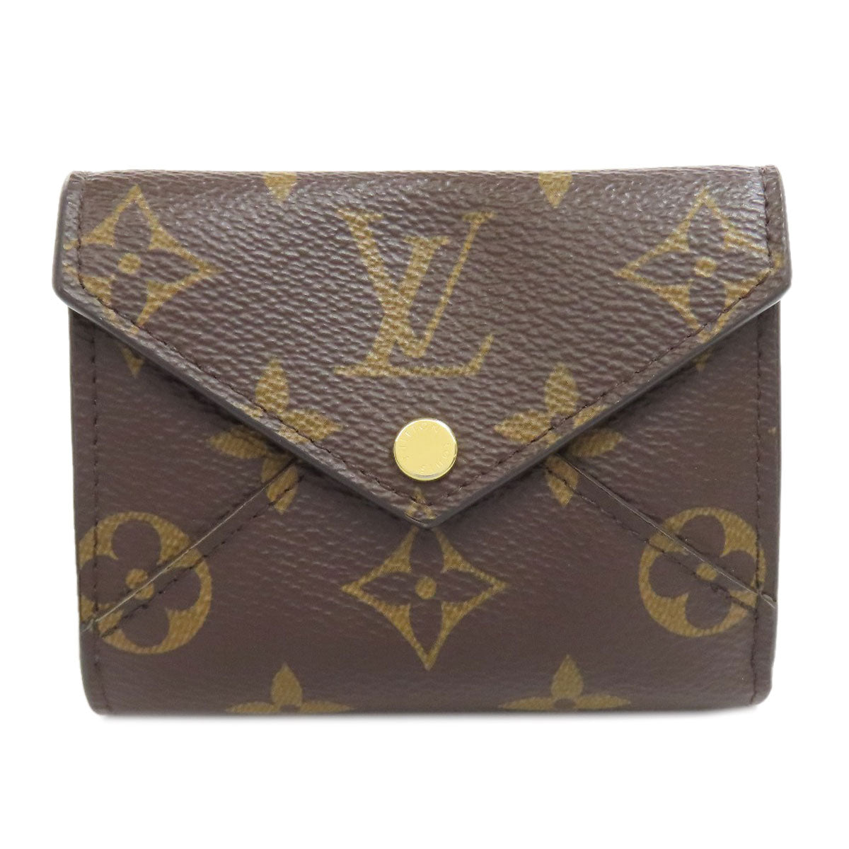 Louis Vuitton Bifold M81667 Portefeuille Celeste Monogram Canvas Brown Wallet Case