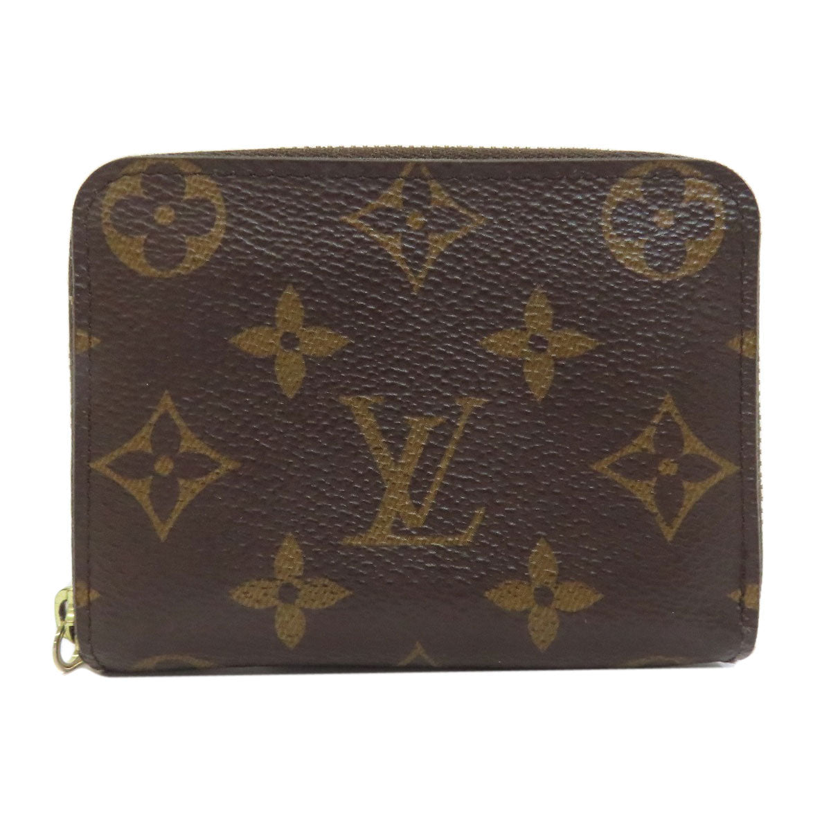 Louis Vuitton Coin M60067 Zippy coin purse Monogram Canvas Brown Wallet Case