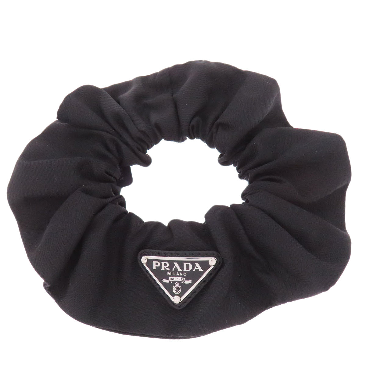Hair Accessory Scrunchie Metal Women Handbag Nylon Black Travel Bag