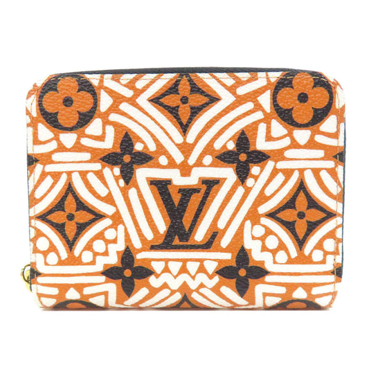 Louis Vuitton Coin M69496 Zippy Coin Purse Monogram Canvas Orange Wallet Case