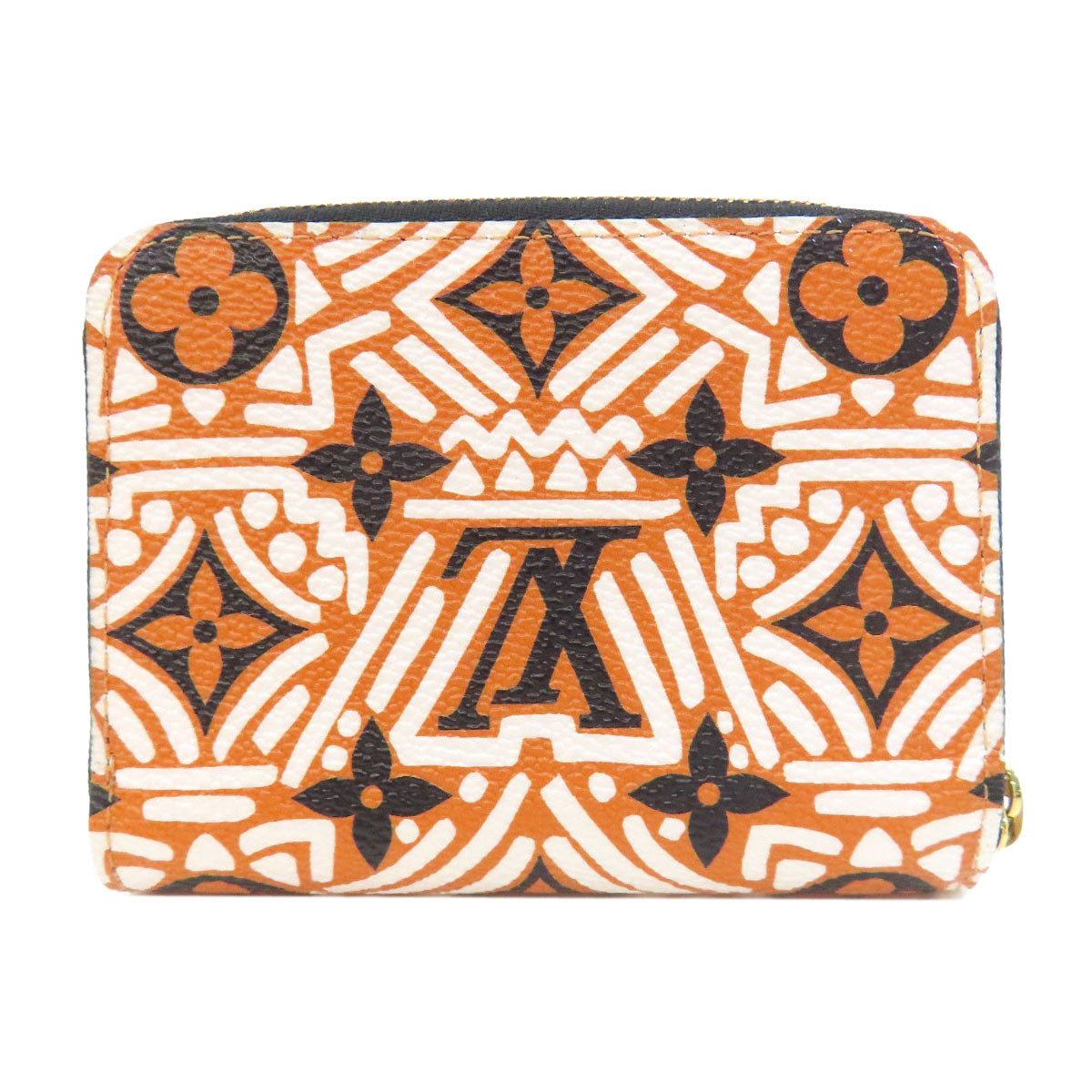 Louis Vuitton Coin M69496 Zippy Coin Purse Monogram Canvas Orange Wallet Case