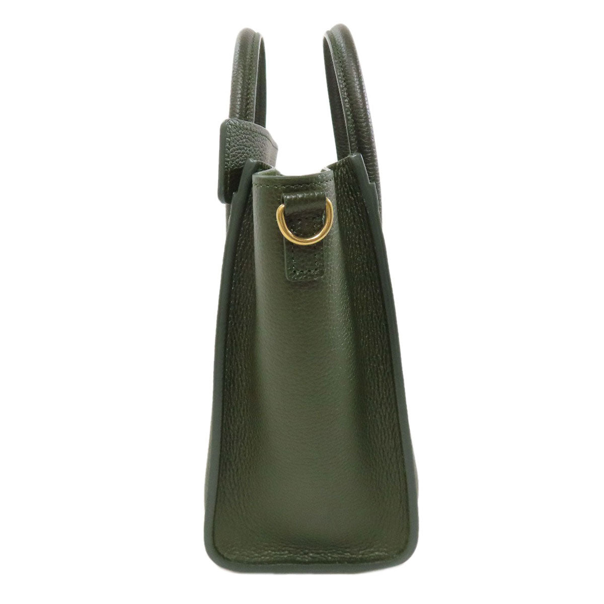 Calfskin Luggage Nano Way Green Travel Bag