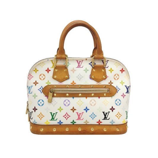 Louis Vuitton x Takashi Murakami Alma White Multicolor Handbag Multicolor 2