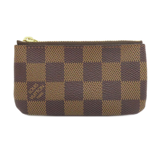 Louis Vuitton Coin N62658 Damier Pochette Kle Canvas Brown Clutch Bag 2