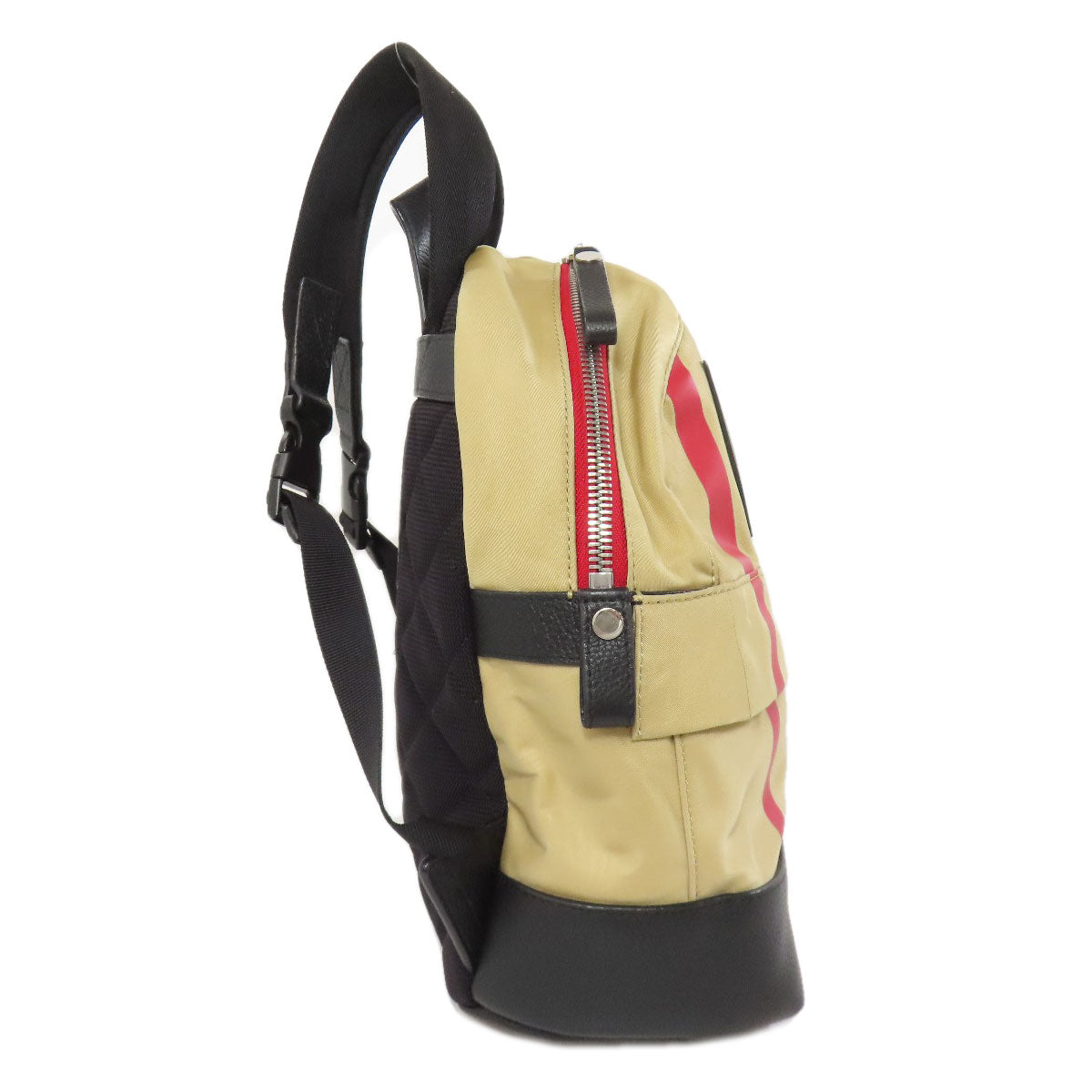 Burberry Backpack Nova Check Nylon Beige
