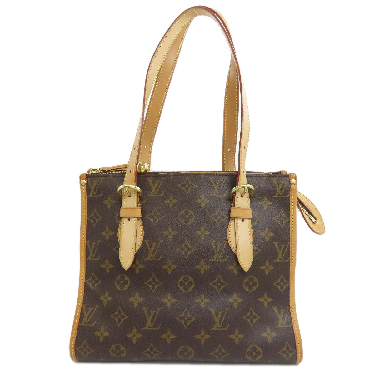 Louis Vuitton M40007 Popincourt Haut Monogram Canvas Brown Tote Bag