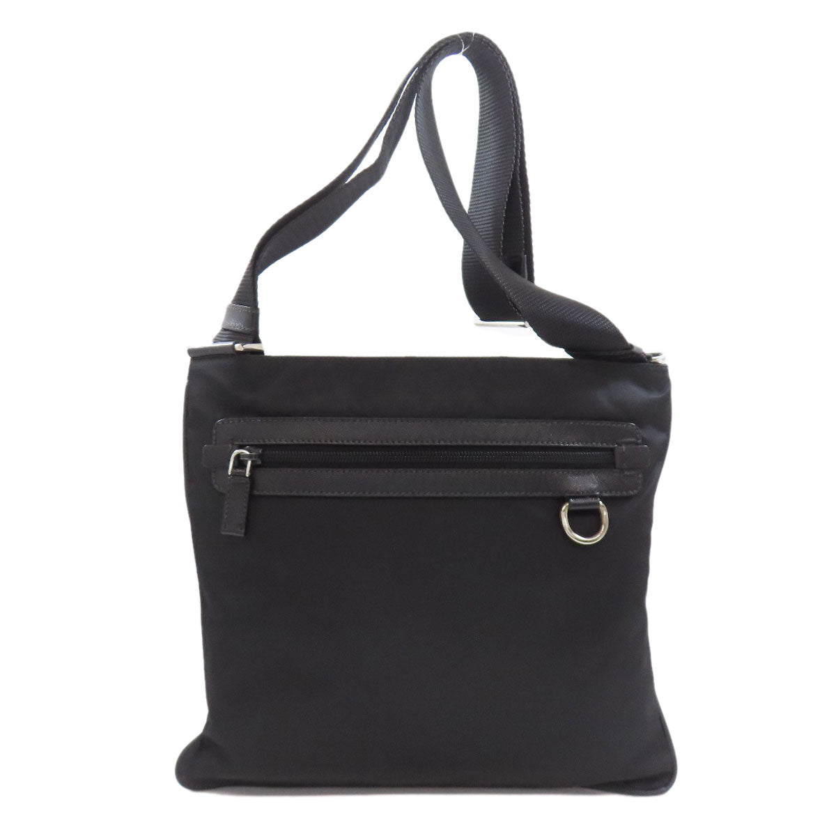 Shoulder Bag Logometal Women Nylon Black