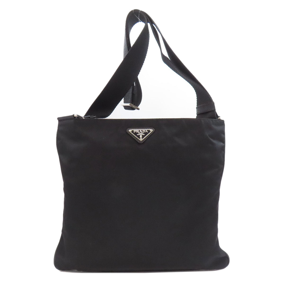 Shoulder Bag Logometal Women Nylon Black