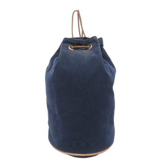 Hermes Shoulder Bag Cotton Mimill Navy