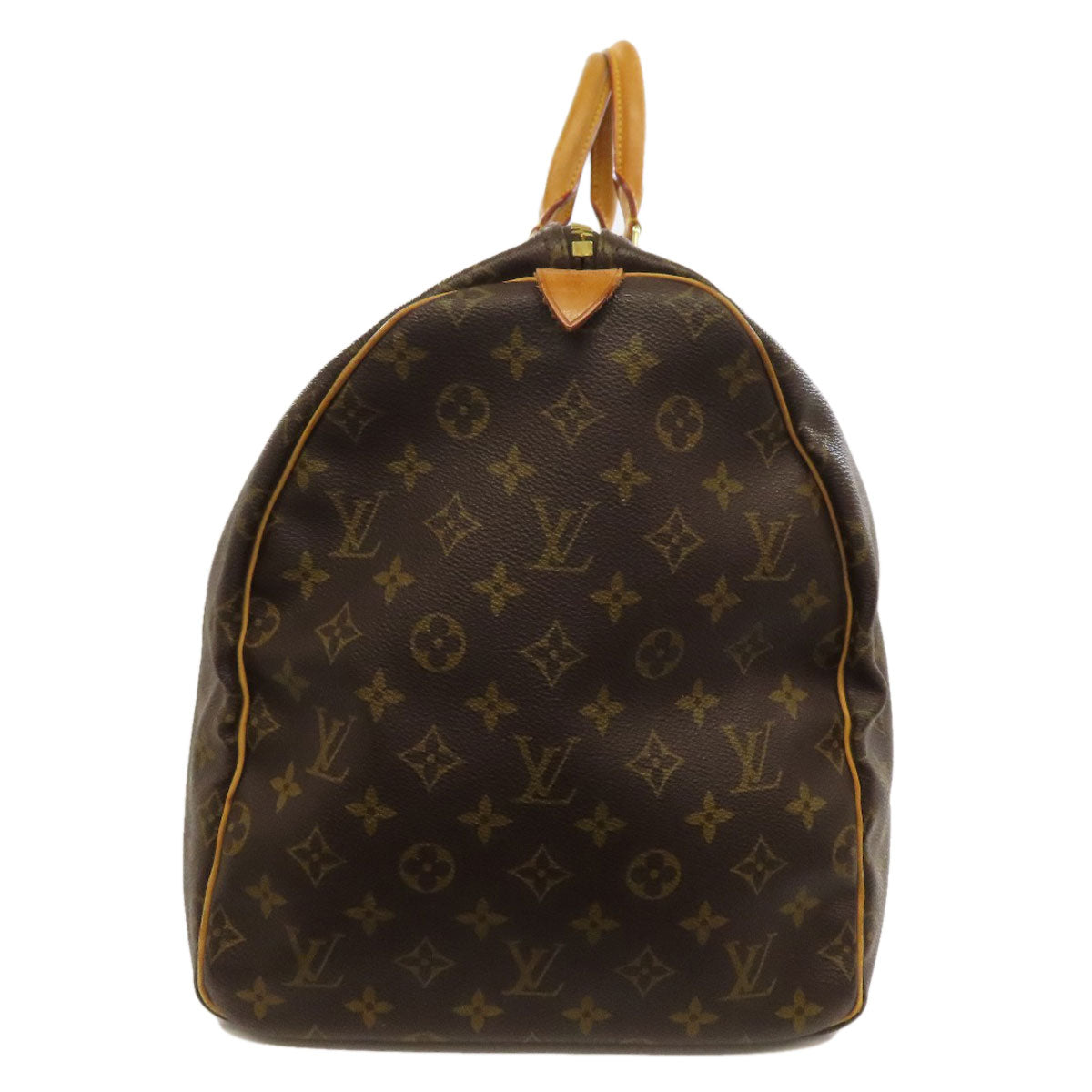 Louis Vuitton Boston Duffel M41424 Keepall 55 Monogram Canvas Brown Travel Bag 9