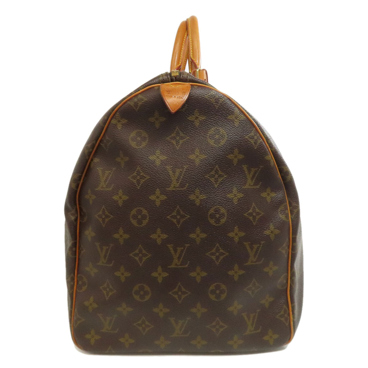 Louis Vuitton Boston Duffel M41424 Keepall 55 Monogram Canvas Brown Travel Bag 10