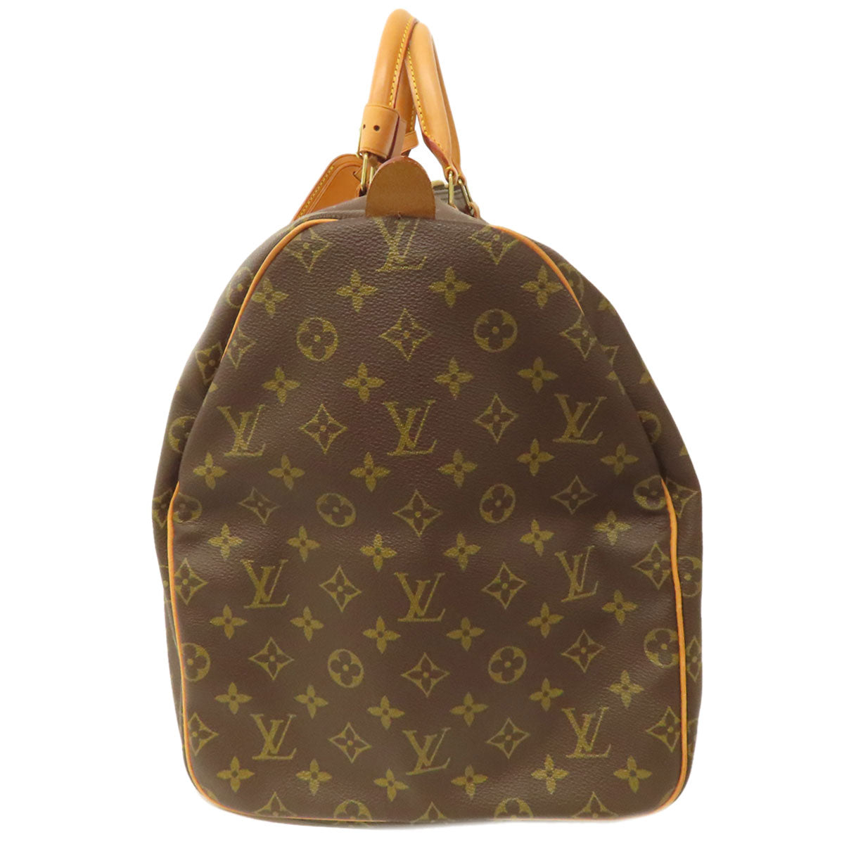 Louis Vuitton Boston Duffel M41424 Keepall 55 Monogram Canvas Brown Travel Bag 12