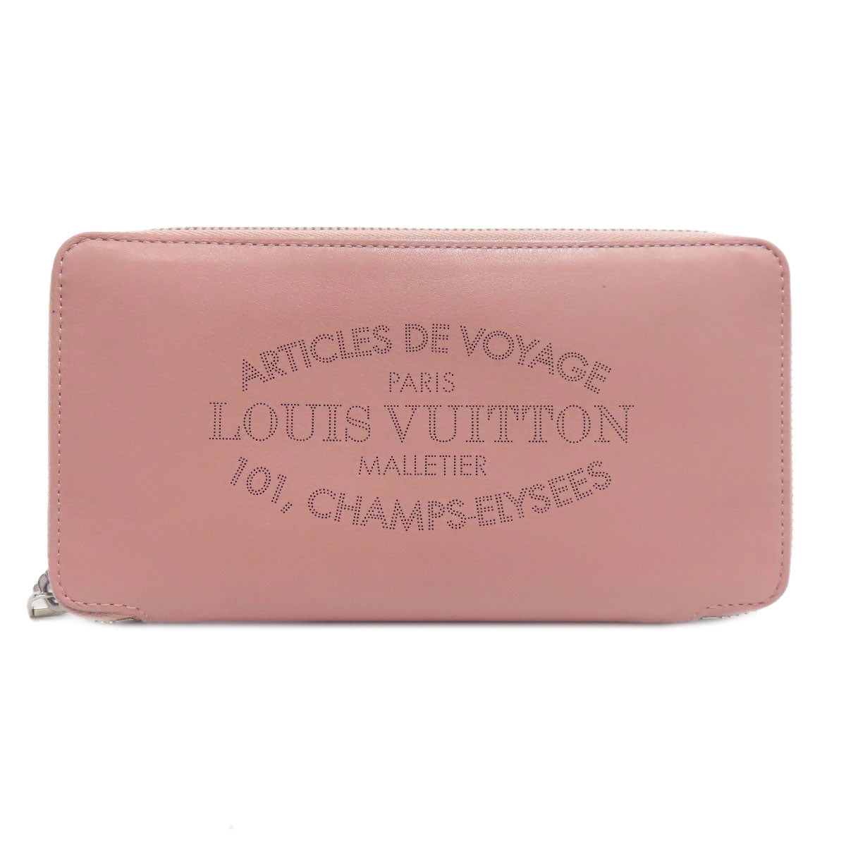 Louis Vuitton Long Purse M58209 Portefeuille Jena Leather Pink Wallet Case