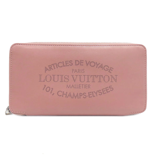 Louis Vuitton Long Purse M58209 Portefeuille Jena Leather Pink Wallet Case