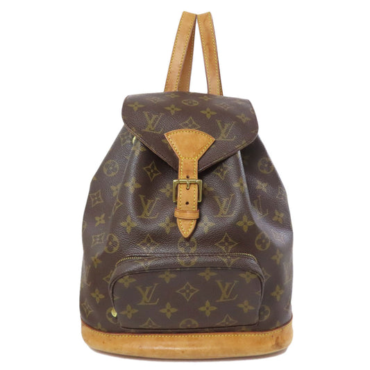 Louis Vuitton Backpack M51136 MontsourisMM Monogram Canvas Brown 11
