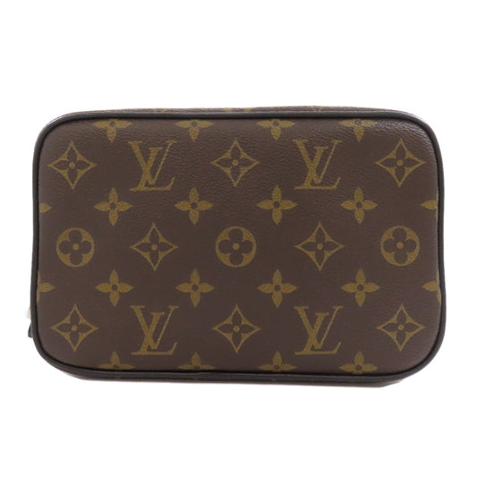Louis Vuitton Cosmetics Pouch M47507 macacer Truth Monogram Brown Handbag