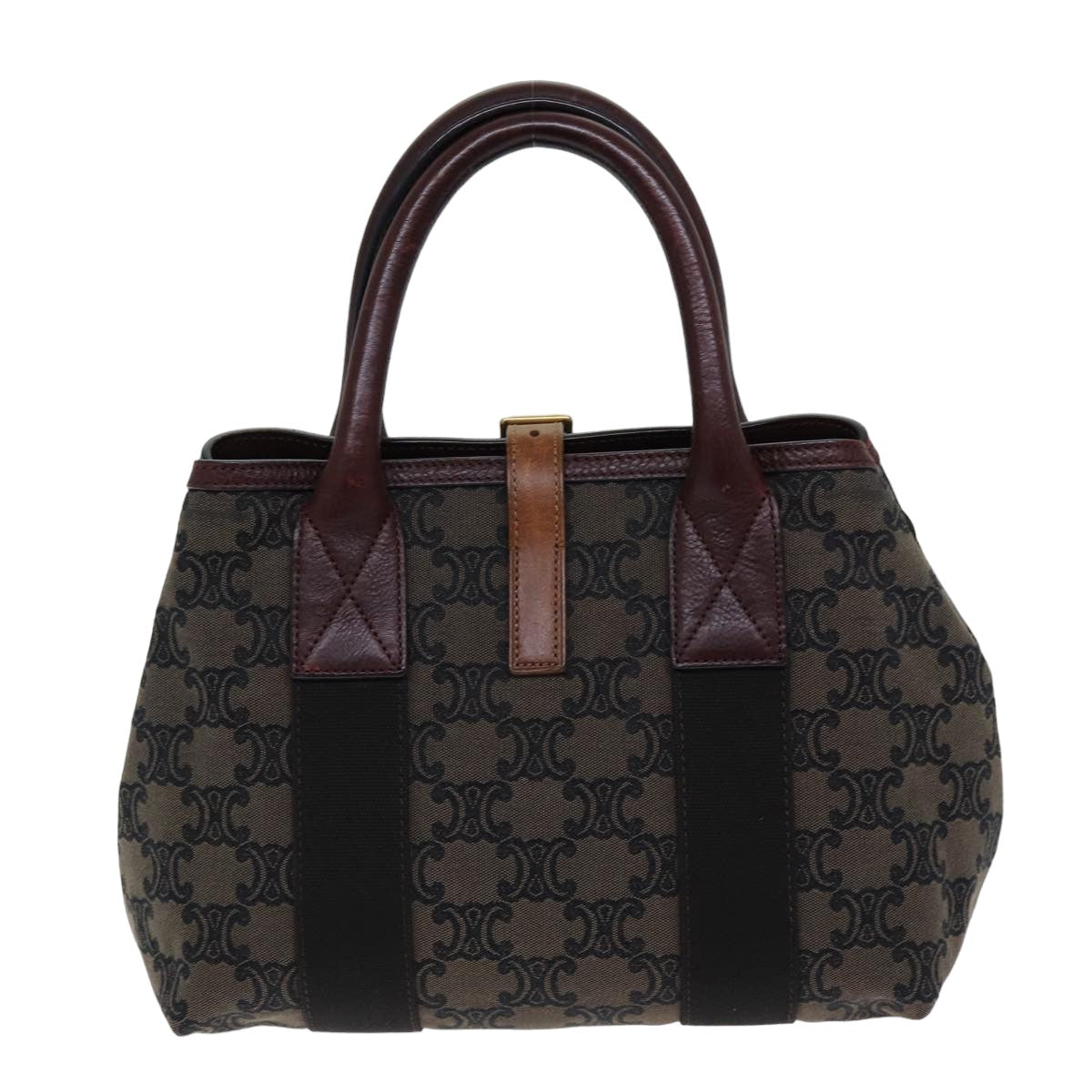 Luxury Triomphe Hand Bag Canvas Brown Travel Bag
