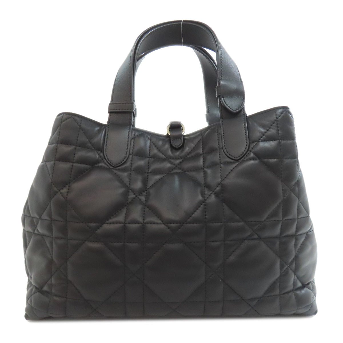 Dior Christian Handbag Calfskin To Joule Black Travel Bag