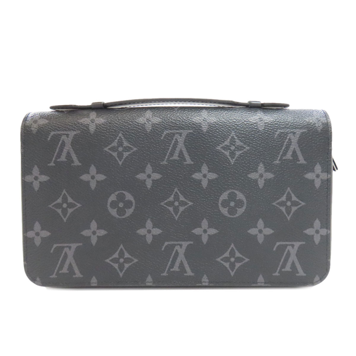 Louis Vuitton business M61698 Eclipse Zippy XL Monogram Black Handbag 2