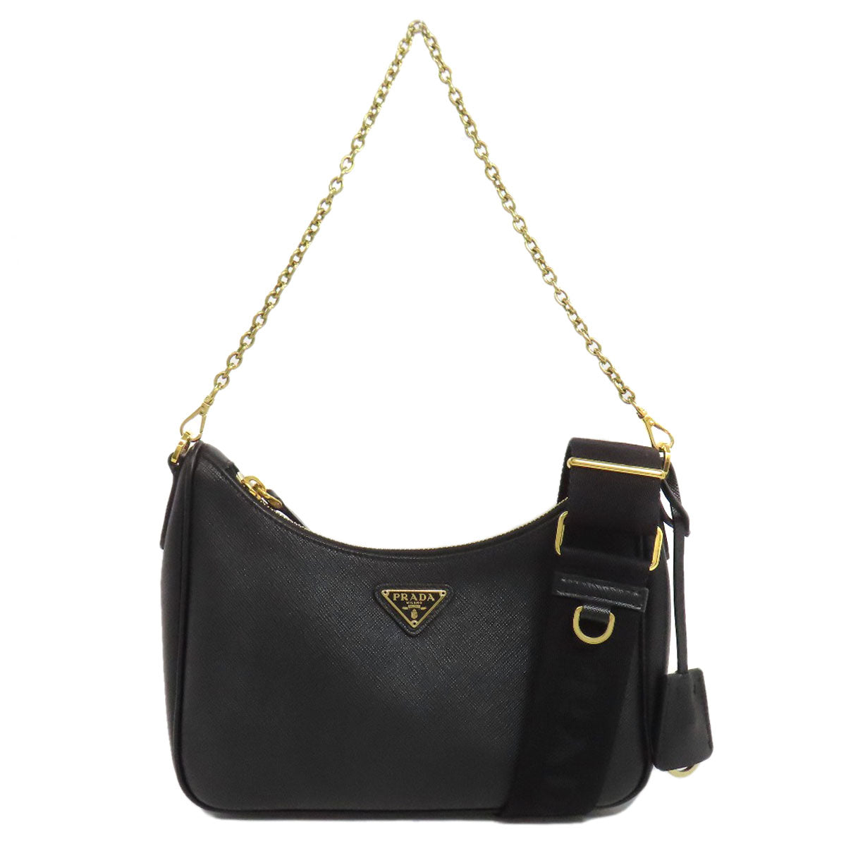 Shoulder Bag Safiano Logometal Way Women Black