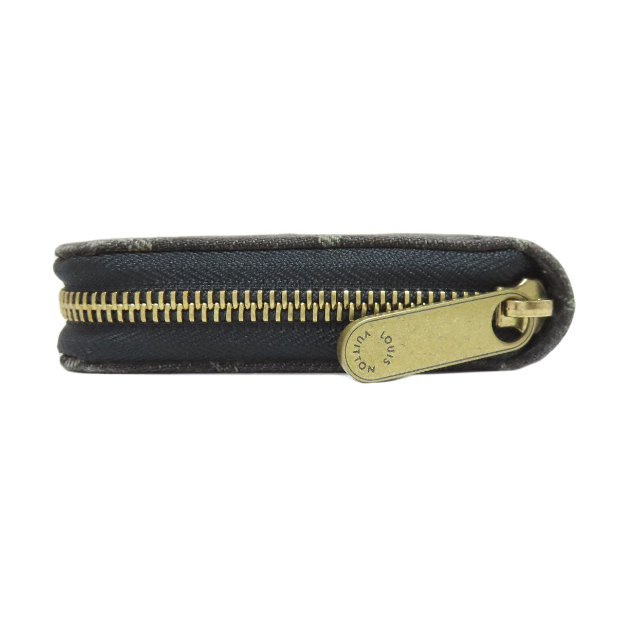 Louis Vuitton Long Purse M95614 Zippy Denim Black Wallet Case