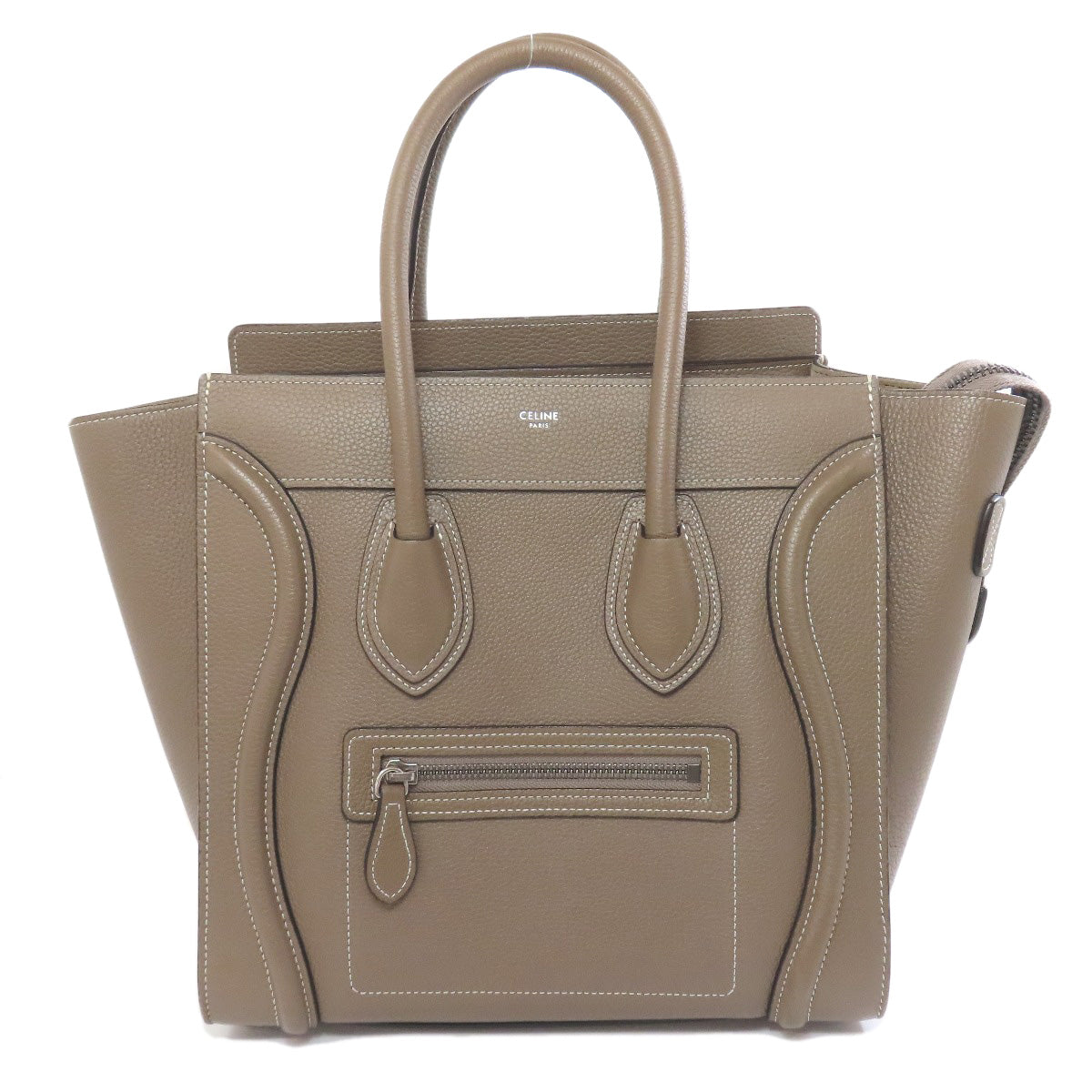 Tote Bag Luggage Micro Leather Brown