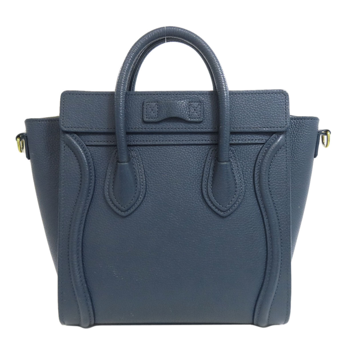 Calfskin Luggage Nano Way Women Blue Travel Bag