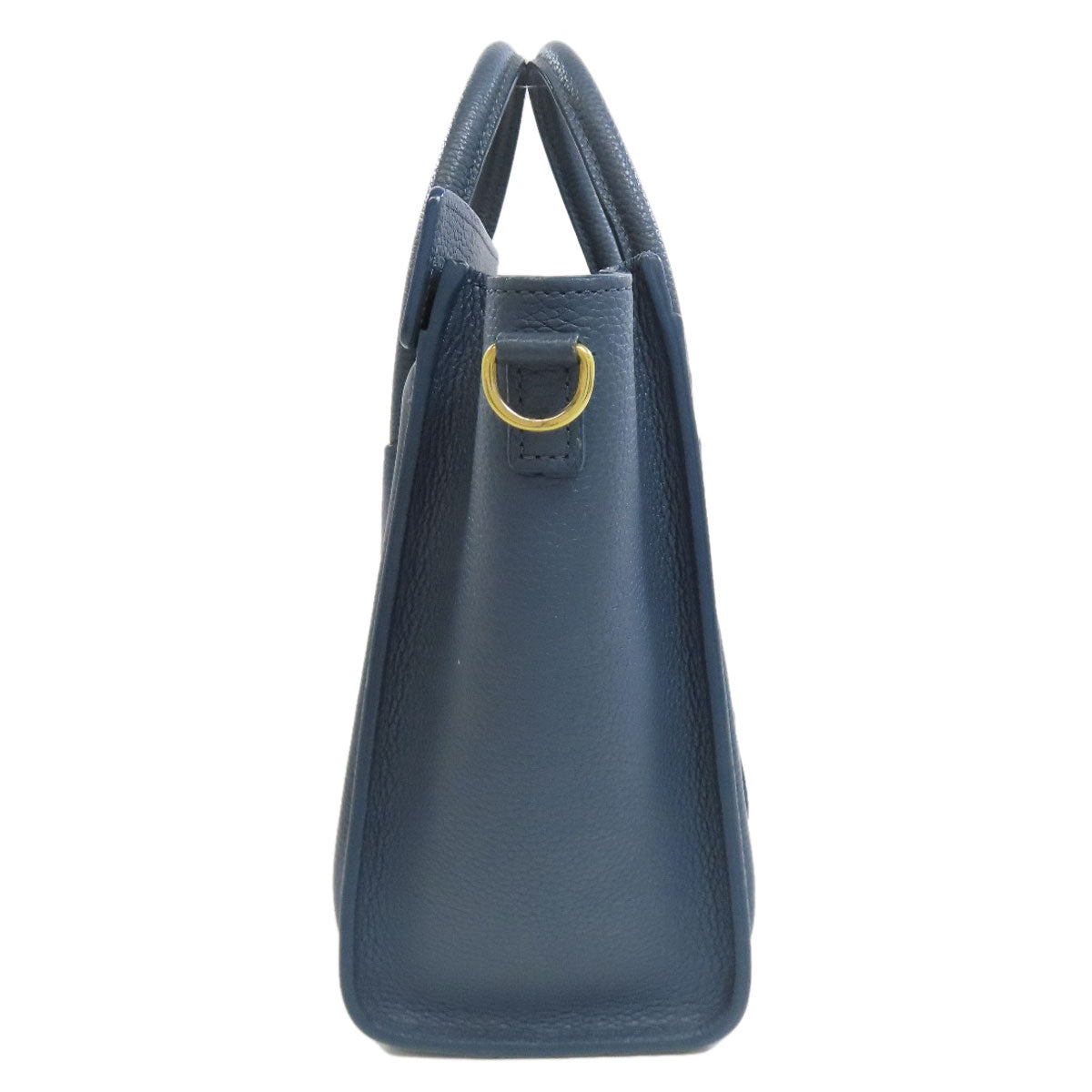 Calfskin Luggage Nano Way Women Blue Travel Bag