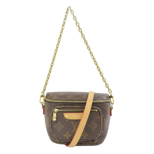 Louis Vuitton M82335 bum Monogram Canvas Brown Mini Bag