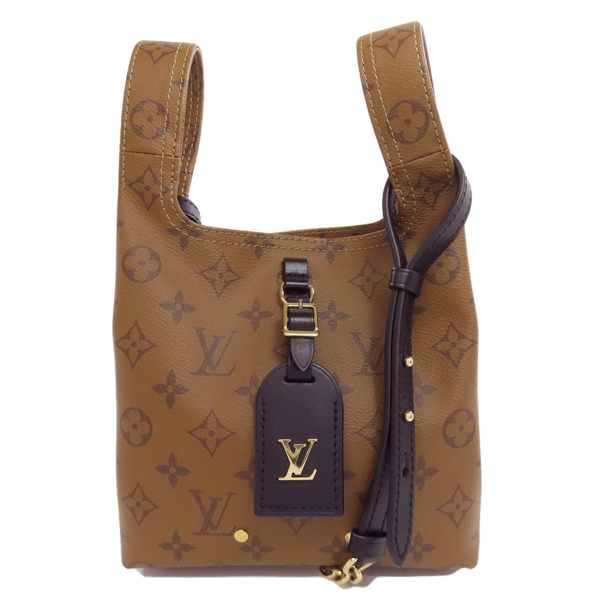 Louis Vuitton M46816 reverse Atlantis BB Monogram Brown Handbag