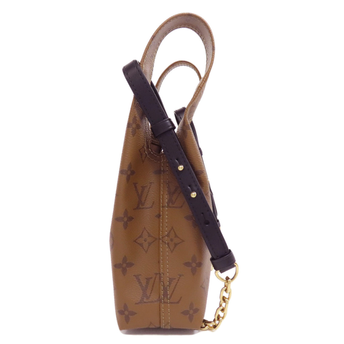 Louis Vuitton M46816 reverse Atlantis BB Monogram Brown Handbag