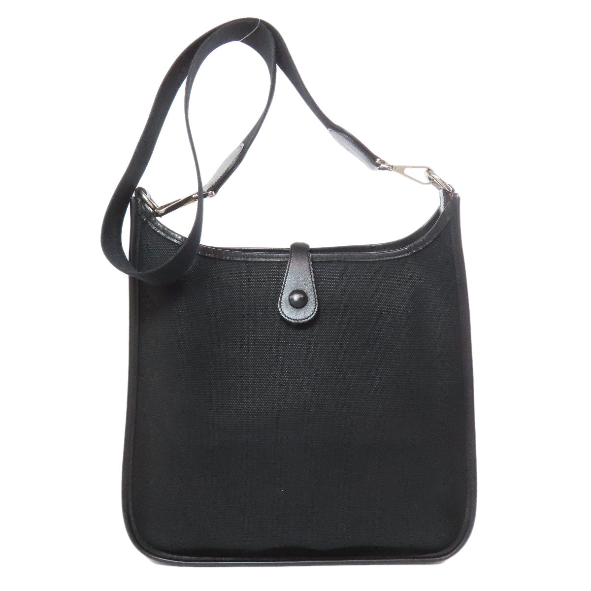 Hermes Shoulder Bag Towar Evelyn Pm Silvermetal Black
