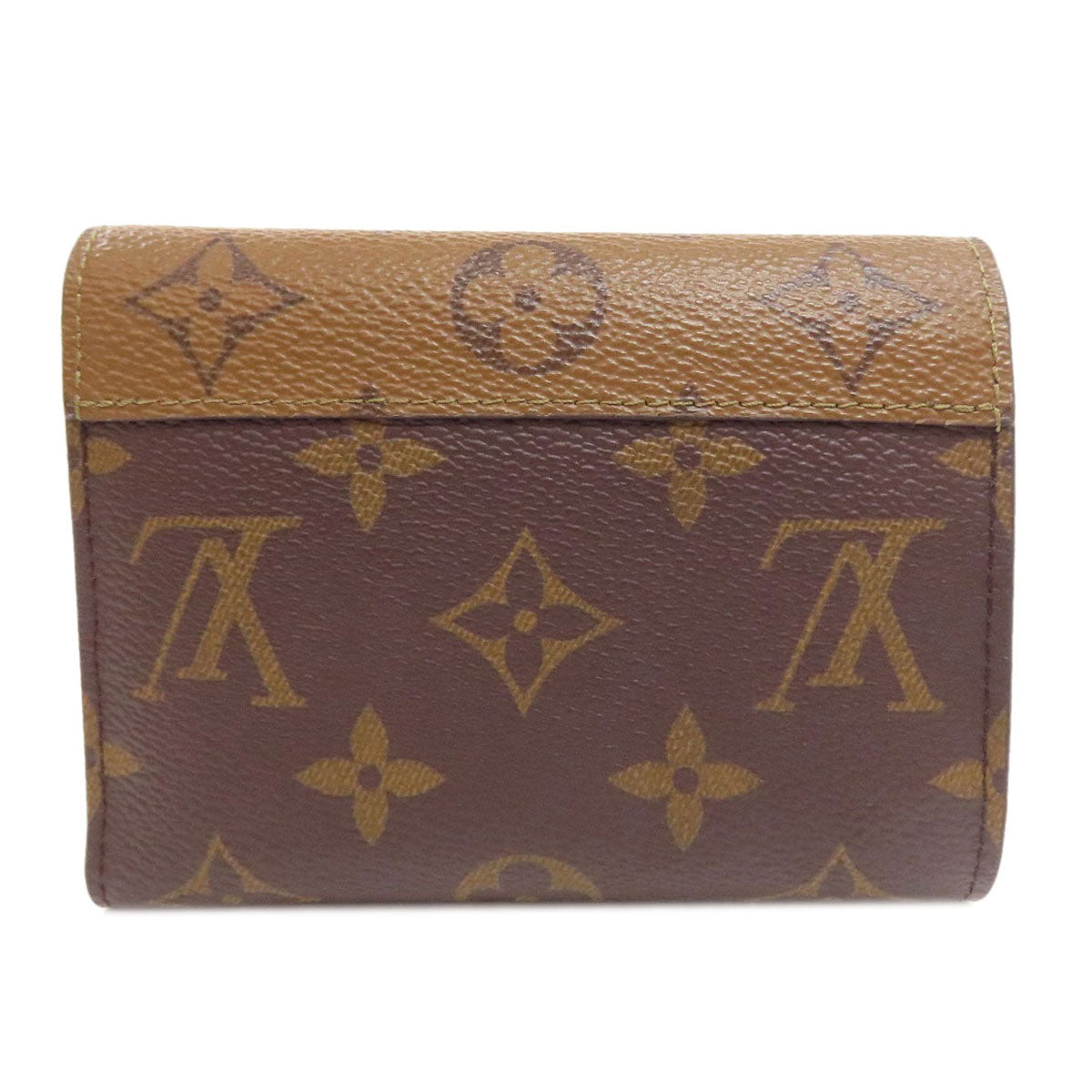 Louis Vuitton Bifold reverse Portefeuille Victorine Monogram Brown Wallet Case