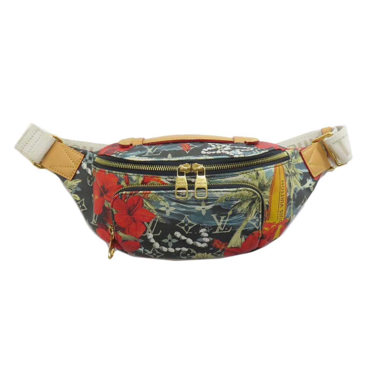 Louis Vuitton Sling M24992 Coated Bumbag Surfing Monogram Canvas Multicolor Apparel