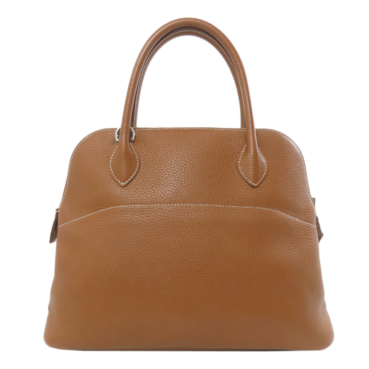 Hermes Handbag Taurillon Clemence Bolide Silvermetal Gold Travel Bag