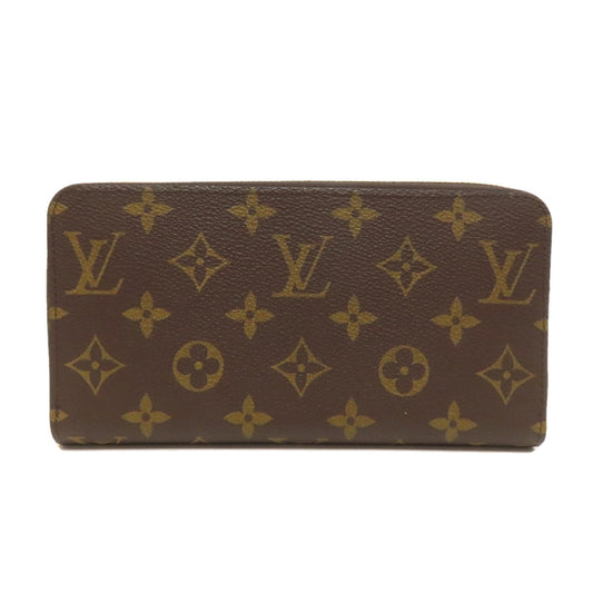 Louis Vuitton Long Purse M41896 Zippy Monogram Canvas Brown Wallet Case
